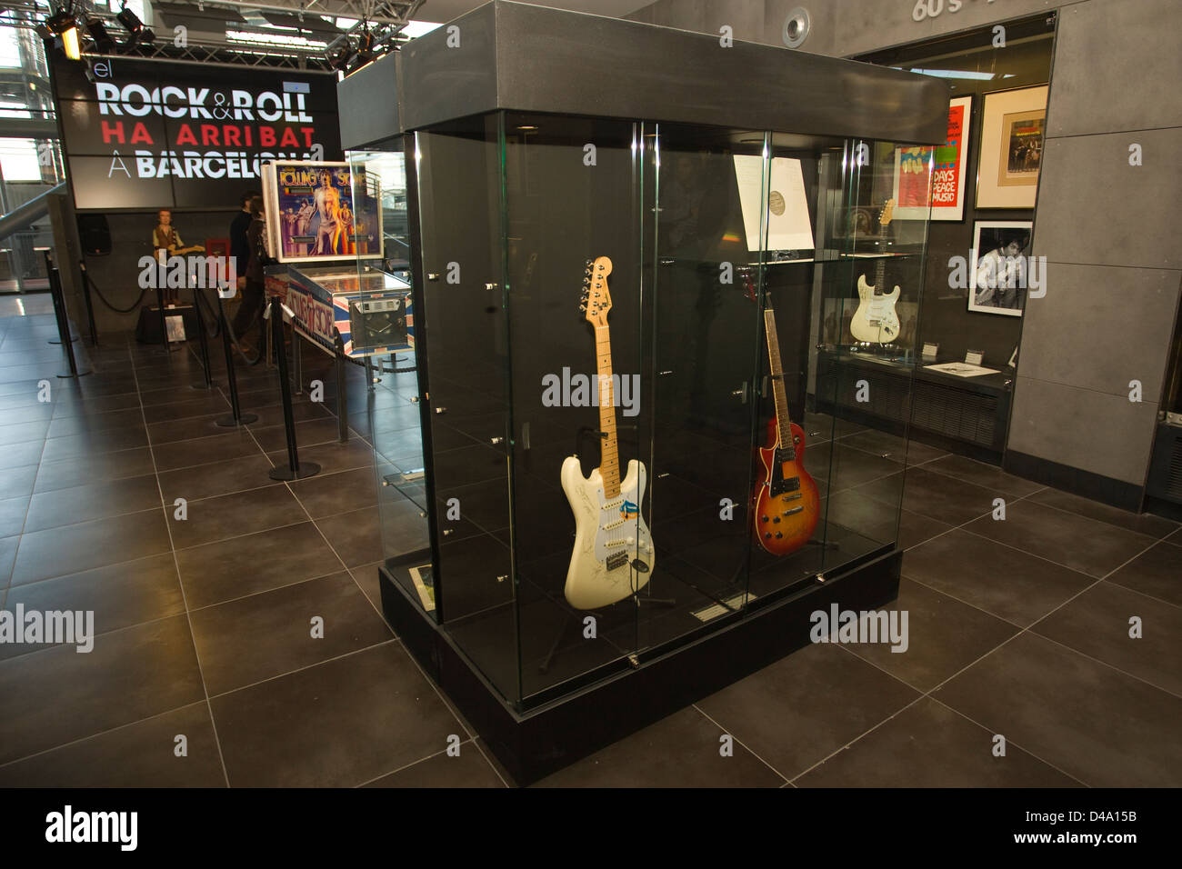 Barcelona, España, el Museu del Rock centro comercial Las Arenas en Barcelona Foto de stock