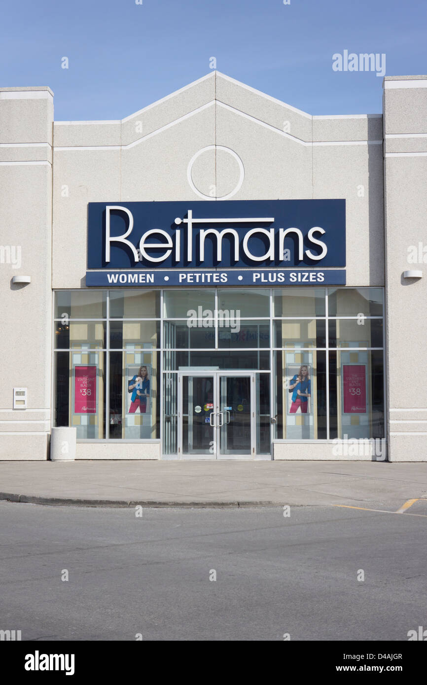 Reitmans tienda de ropa de la mujer, el minorista Foto de stock