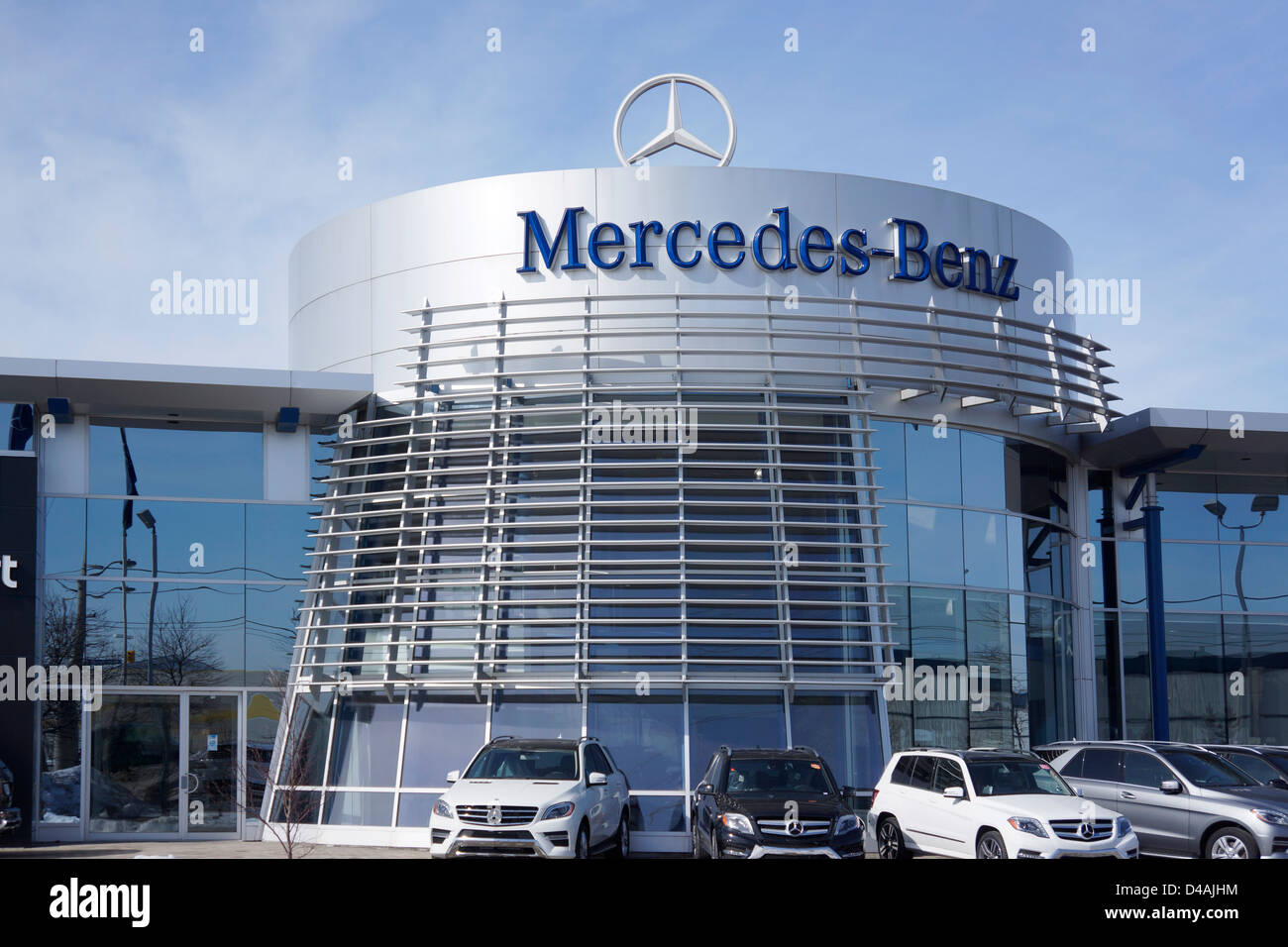 El concesionario de Mercedes-Benz, Ontario, Canadá Foto de stock