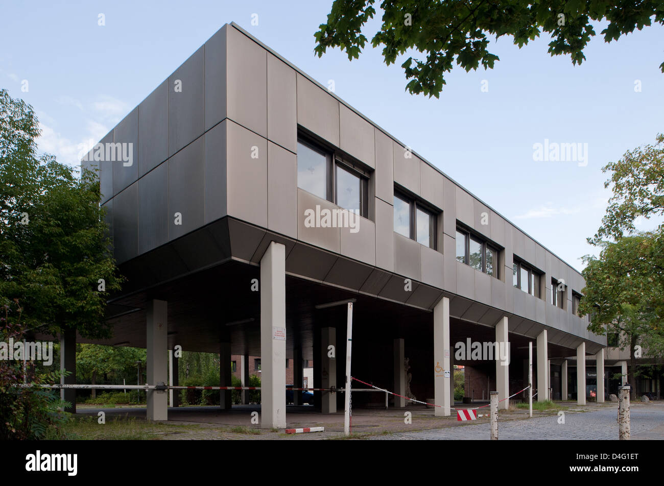 Berlín, Alemania, 70 extensión del antiguo Hospital Moabit Foto de stock