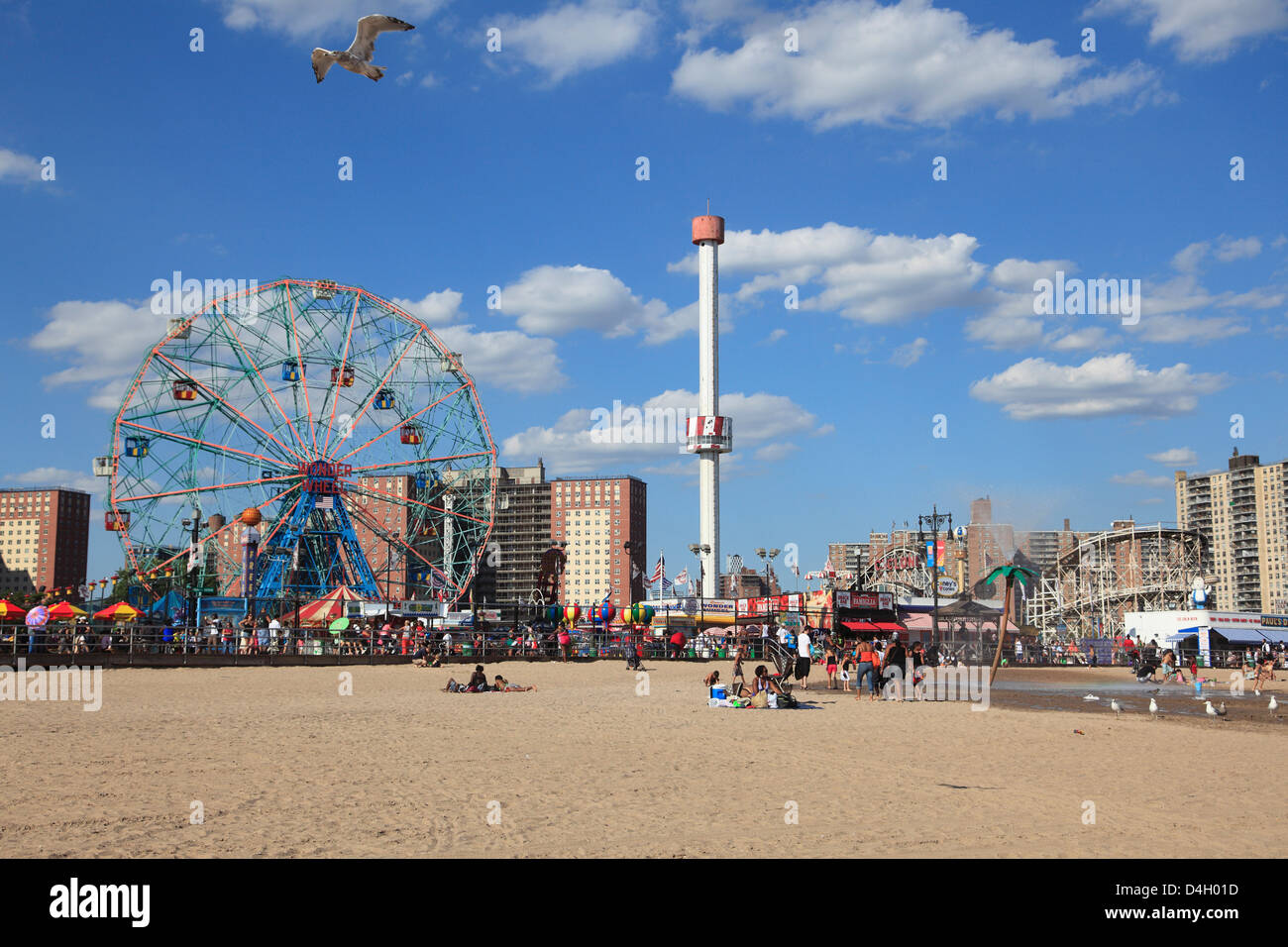 Coney Island, Brooklyn, Nueva York, EE.UU. Foto de stock
