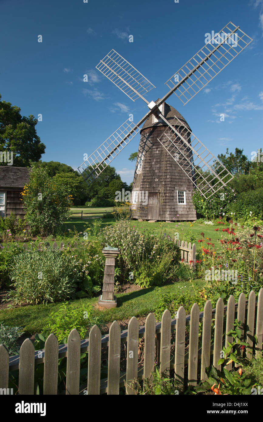 HOME SWEET HOME PANTIGO WINDMILL Museum de East Hampton Suffolk County Long Island, estado de Nueva York, EE.UU. Foto de stock