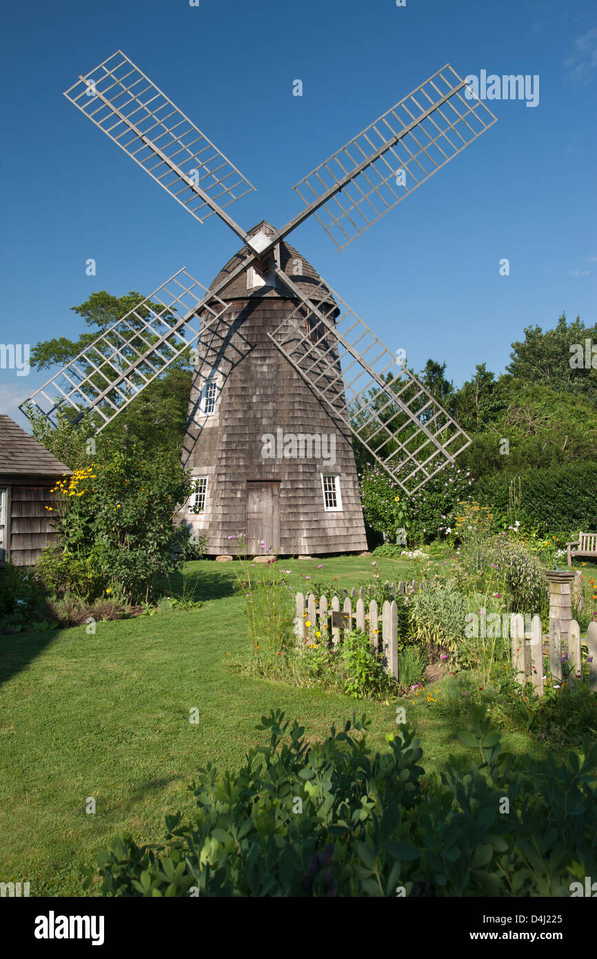 HOME SWEET HOME PANTIGO WINDMILL Museum de East Hampton Suffolk County Long Island, estado de Nueva York, EE.UU. Foto de stock