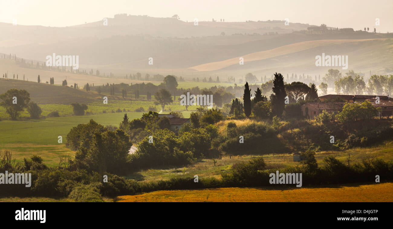 Escena de Toscana Foto de stock