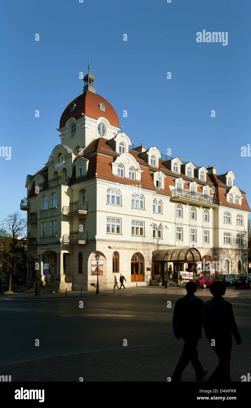 Sopot, Polonia, el establecimiento de 5 estrellas Hotel Rezydent Centro Foto de stock