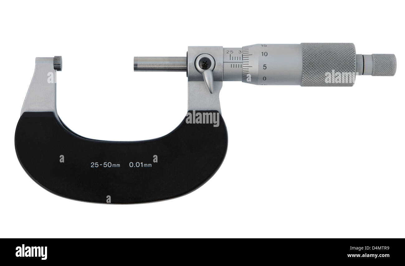 Medidor de tornillo micrométrico Imágenes recortadas de stock - Alamy