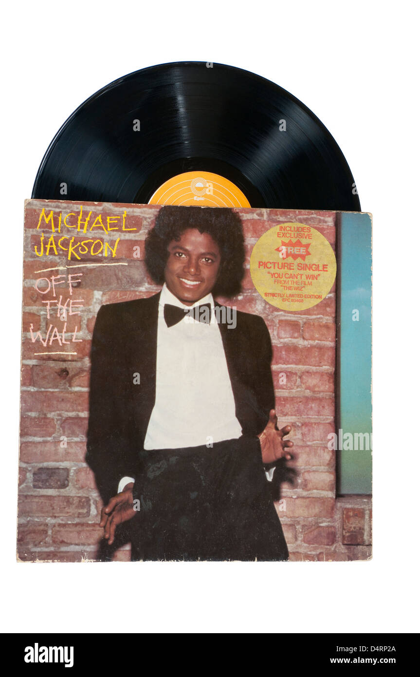 Michael Jackson fuera del muro disco de vinilo LP Fotografía de stock -  Alamy