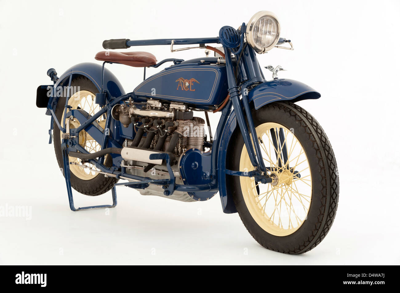 1923 motocicleta de Ace Foto de stock