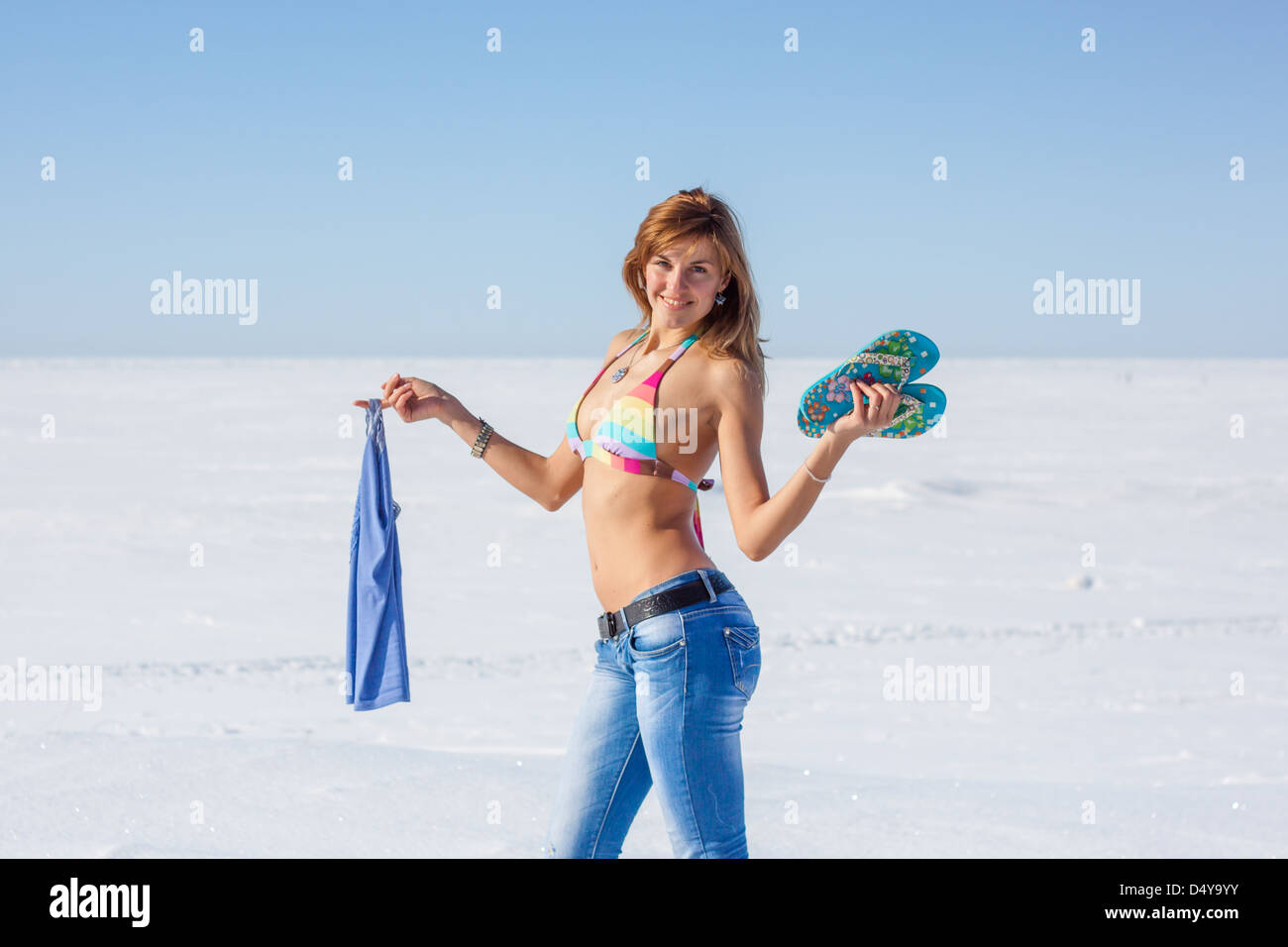 De Bikini Snow Imágenes Stockamp; Fotos Alamy wOPnN8kX0Z