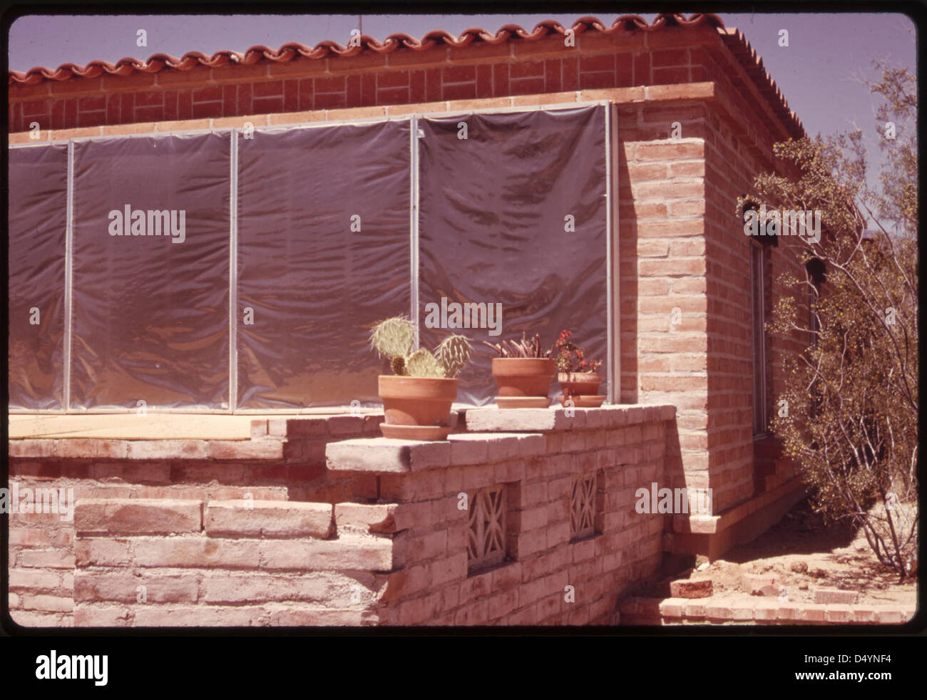 Pared Lateral De Un Hogar Cerca De Tucson Arizona Paneles De