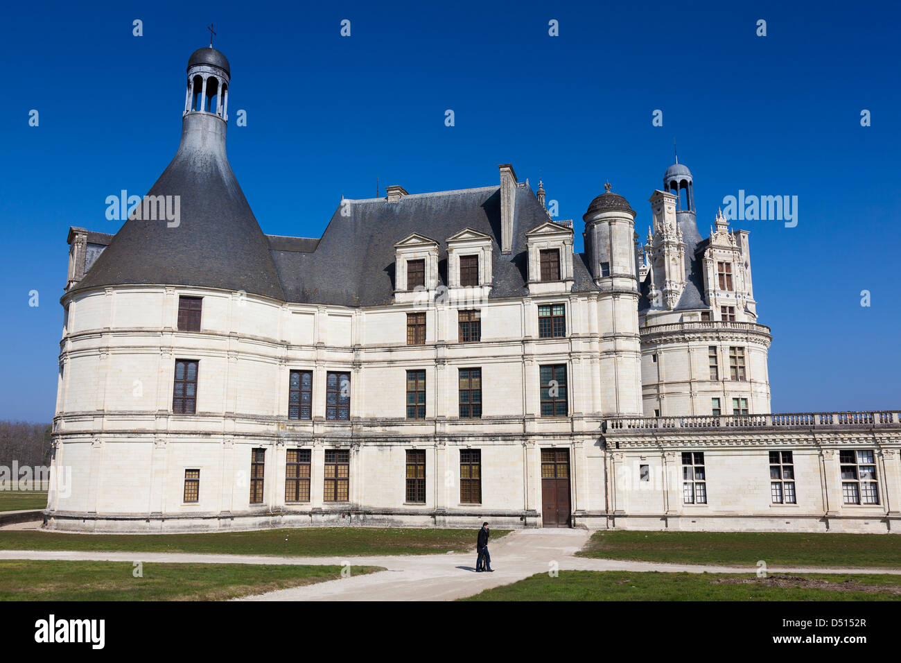 Castillo de Chambord, Loire et Cher, Francia Foto de stock