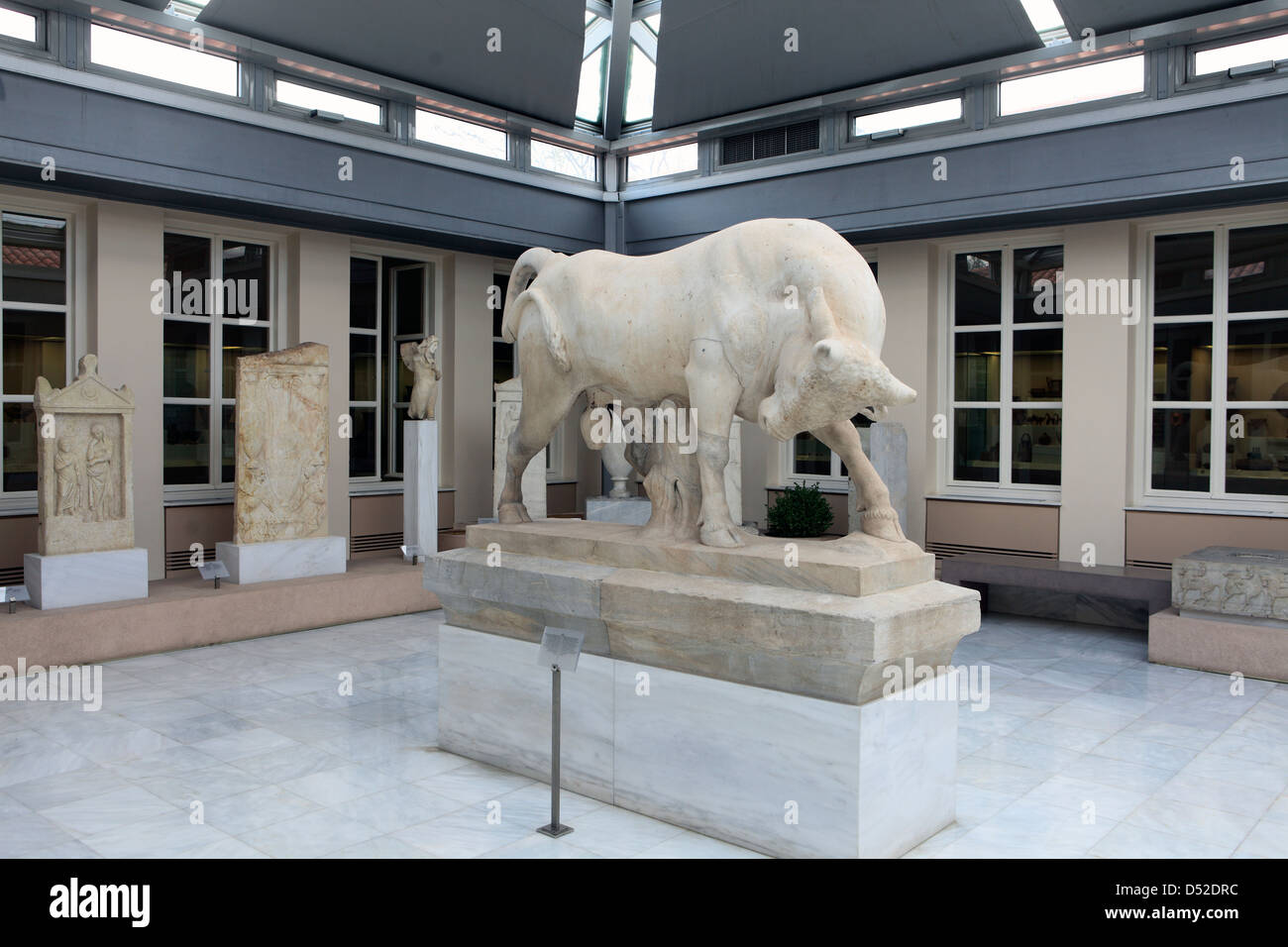 Grecia attika Atenas el museo dentro de las ruinas del kerameikos Foto de stock