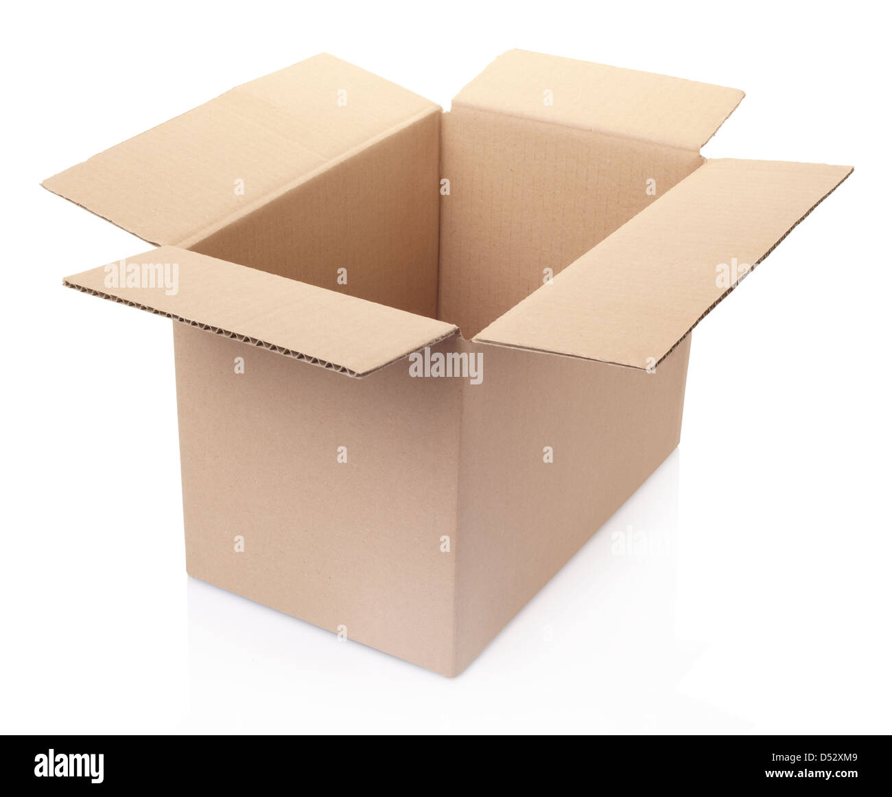 Caja de cartón Foto de stock