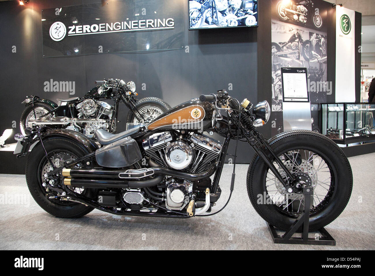 El 22 de marzo de 2013, Tokio, Japón - El cero motocicletas de ingeniería en Tokio espectáculo La 40ª edición del Tokyo Motorcycle Show 2013 trae motocicletas bienes tales como