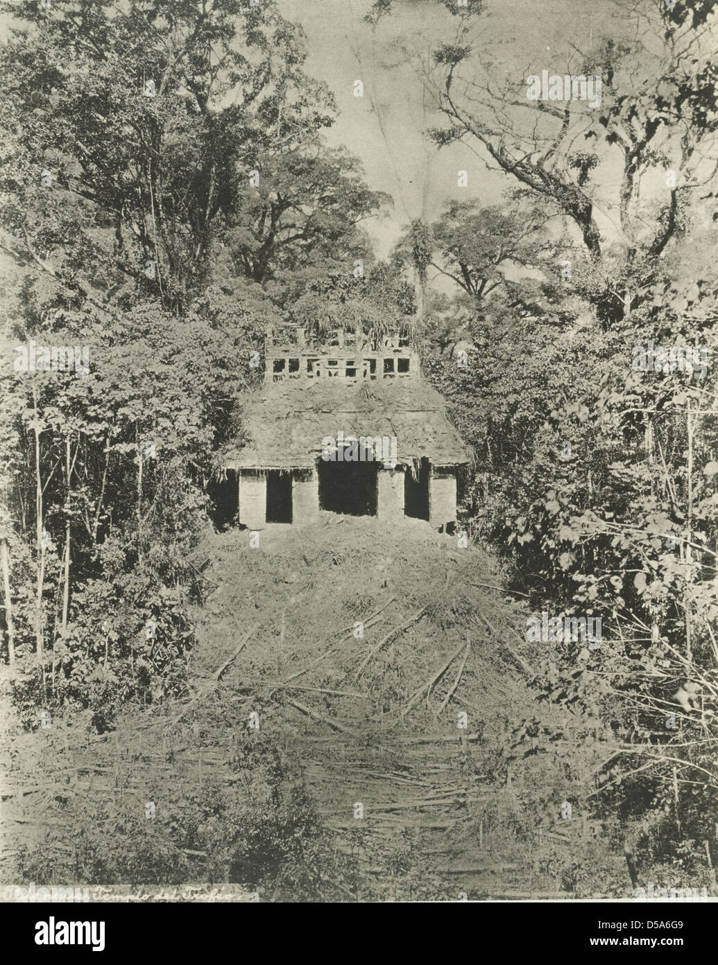 El Templo del Sol, Palenque Foto de stock