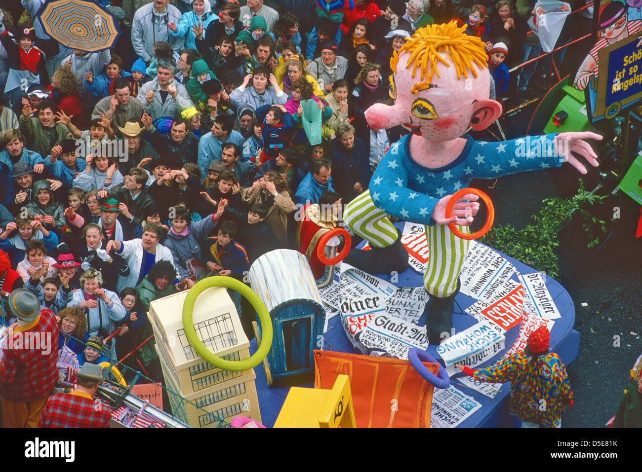Desfile de Carnaval en Cologne en Alemania Foto de stock