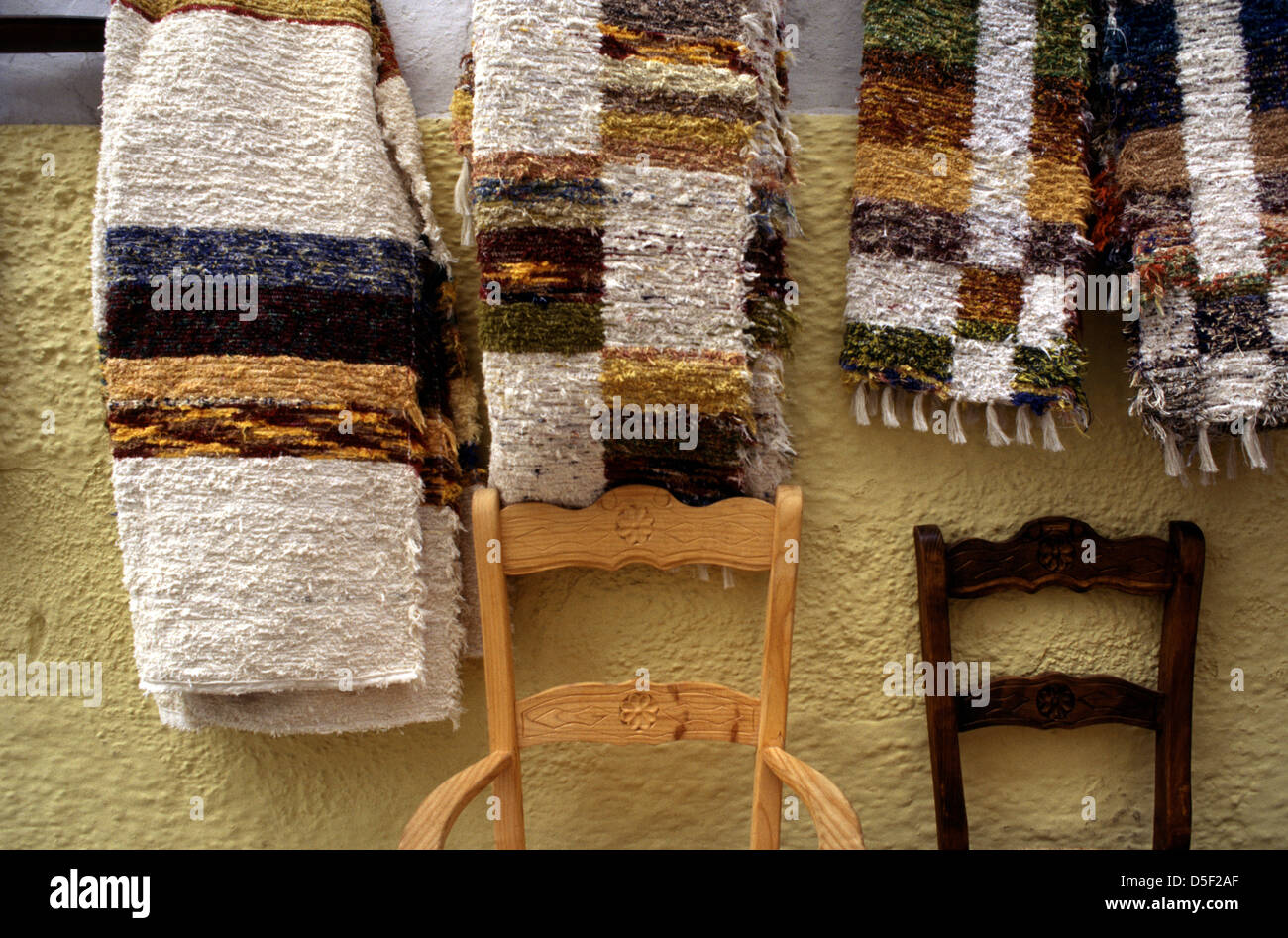 Alfombras hechas a mano en Alpujarras andaluzas región España Fotografía de  stock - Alamy