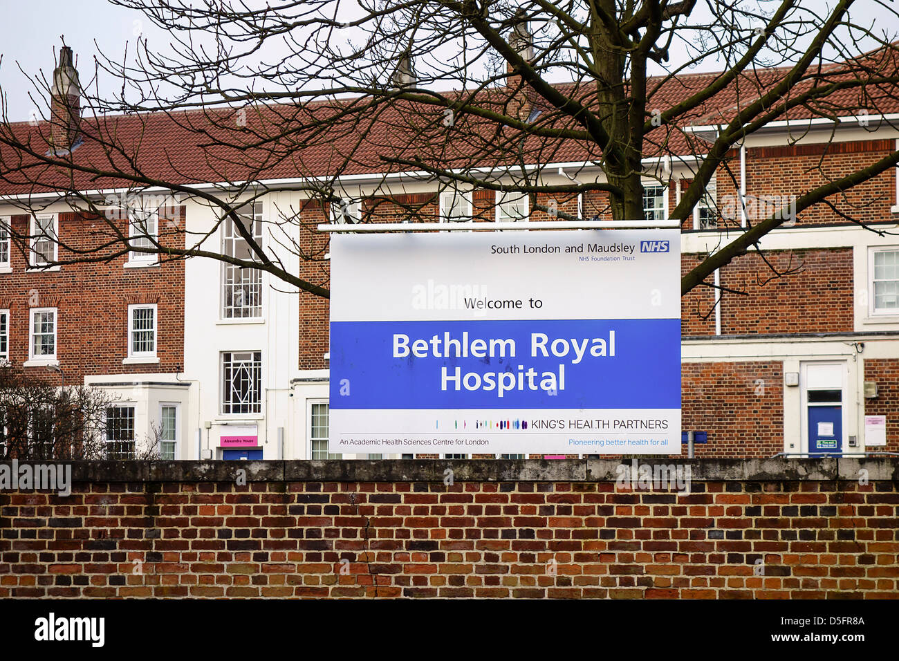 Bethlem Royal NHS Hospital Psiquiátrico de Londres Foto de stock