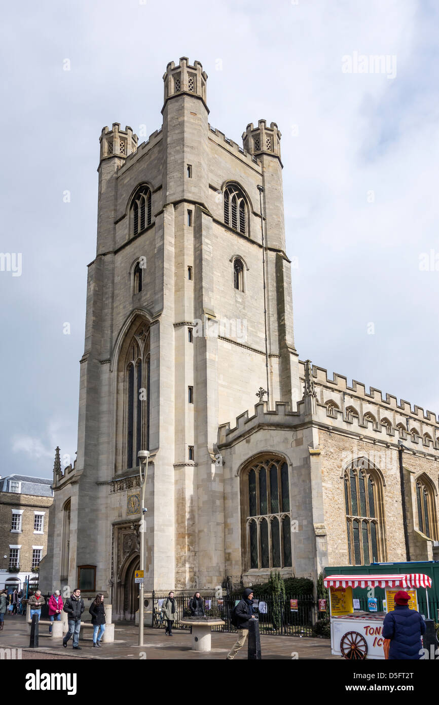 Gran Iglesia de St Marys Cambridge Inglaterra Foto de stock