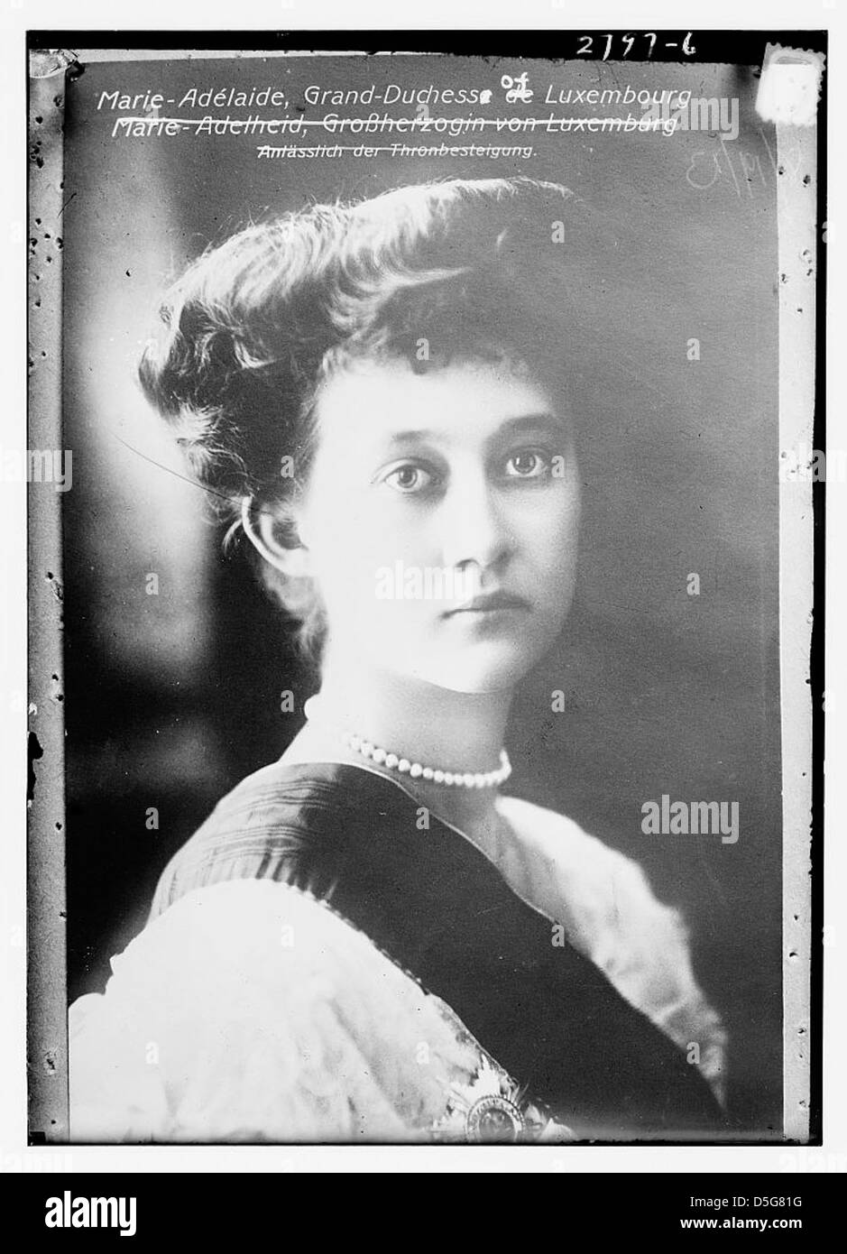 Marie Adelaide, la Gran Duquesa de Luxemburgo (LOC) Foto de stock