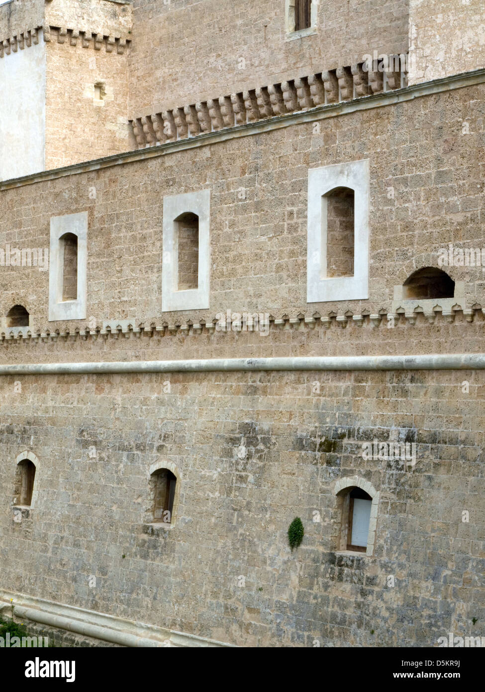 Corigliano d'Otranto LE - castillo - Castello de' Monti Foto de stock