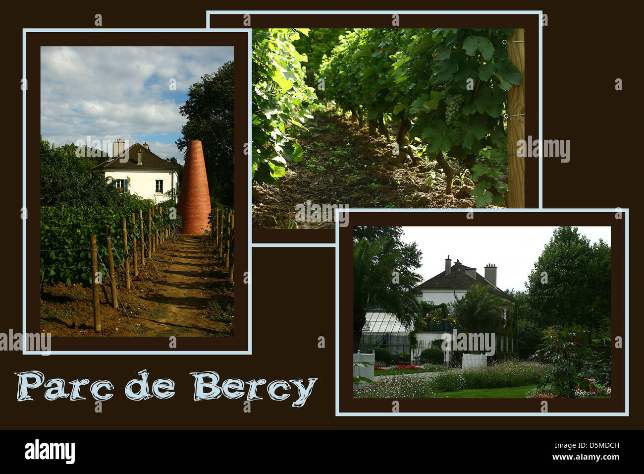 Parc de Bercy Foto de stock
