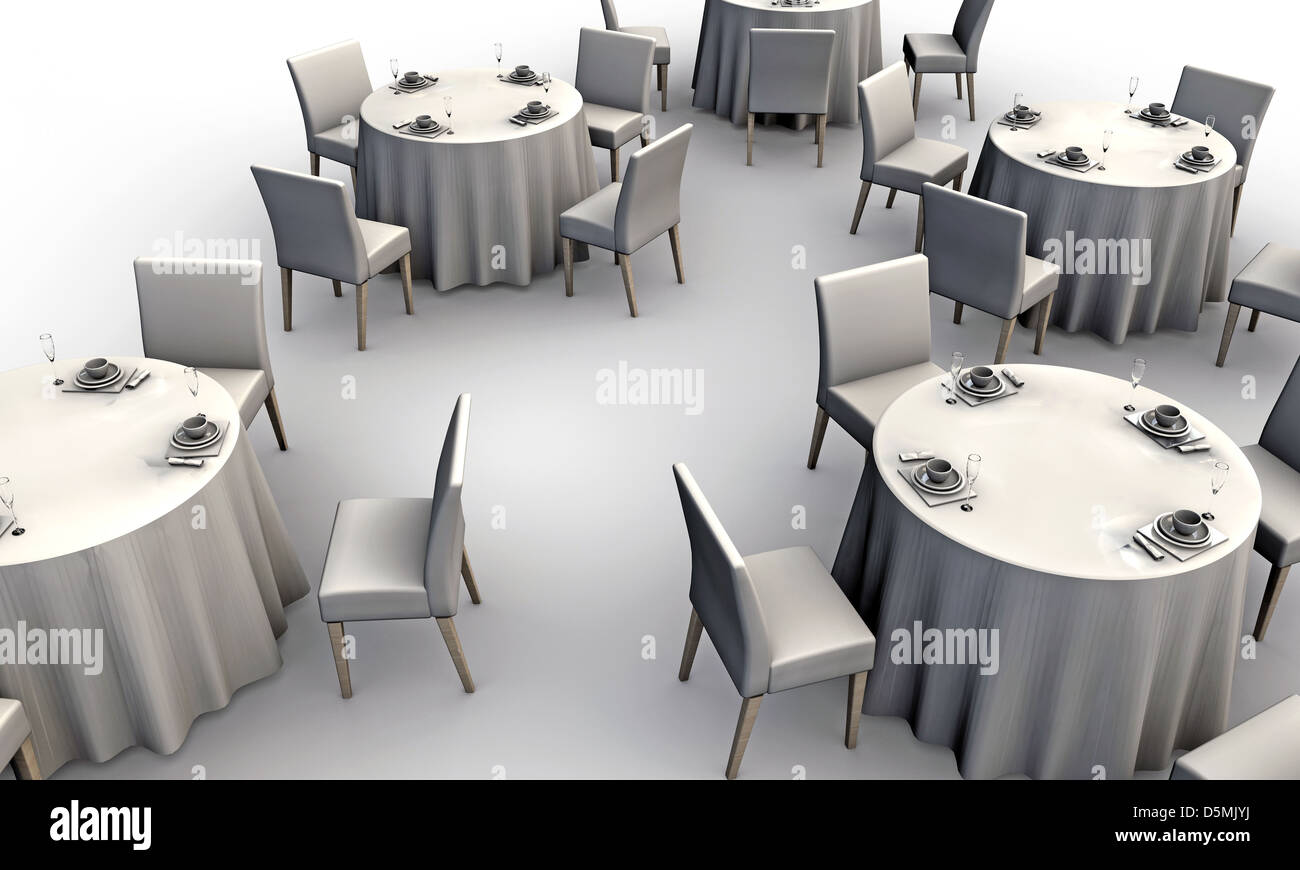 Tablas blancas aisladas sobre fondo blanco Fotografía de stock Alamy