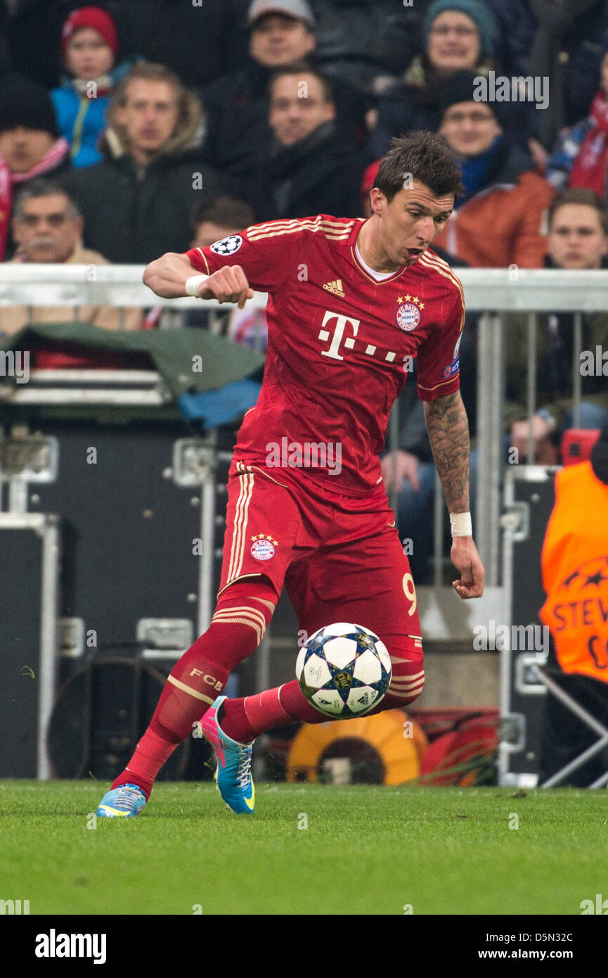 Mario Mandzukic (Bayern), 2 de abril de 2013 - Fútbol / Fútbol UEFA ... Mario Mandzukic (Bayern), 2 de abril de 2013 - Fútbol / Fútbol UEFA ...