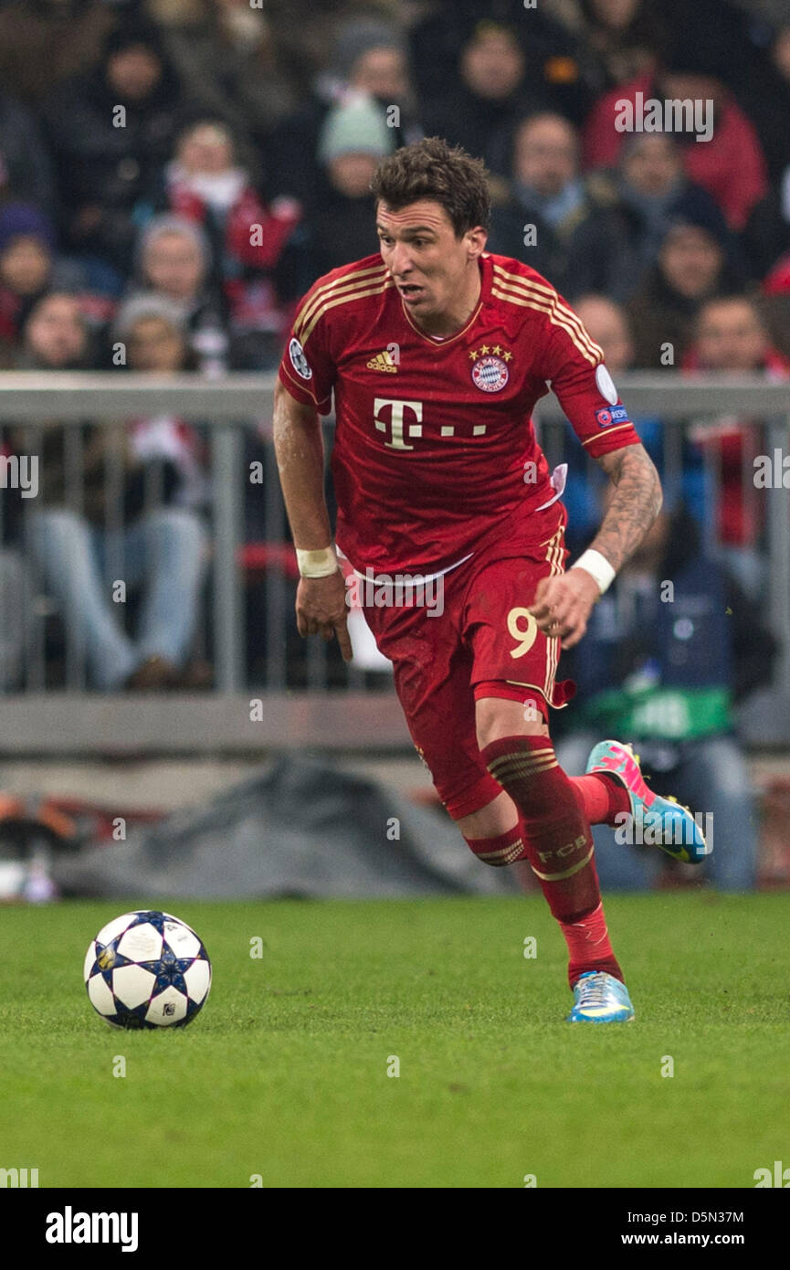 Mario Mandzukic (Bayern), 2 de abril de 2013 - Fútbol / Fútbol UEFA ... Mario Mandzukic (Bayern), 2 de abril de 2013 - Fútbol / Fútbol UEFA ...
