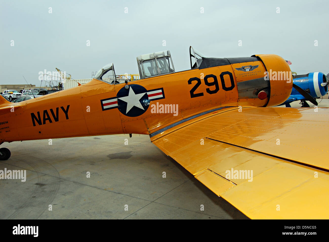 North American T-6 Texan, Aeropuerto de Camarillo, California Foto de stock