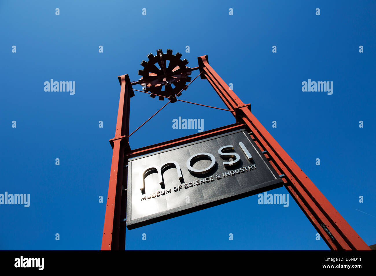 MOSI, Museo de Ciencia e Industria en Manchester, Norte de Inglaterra, Reino Unido Foto de stock