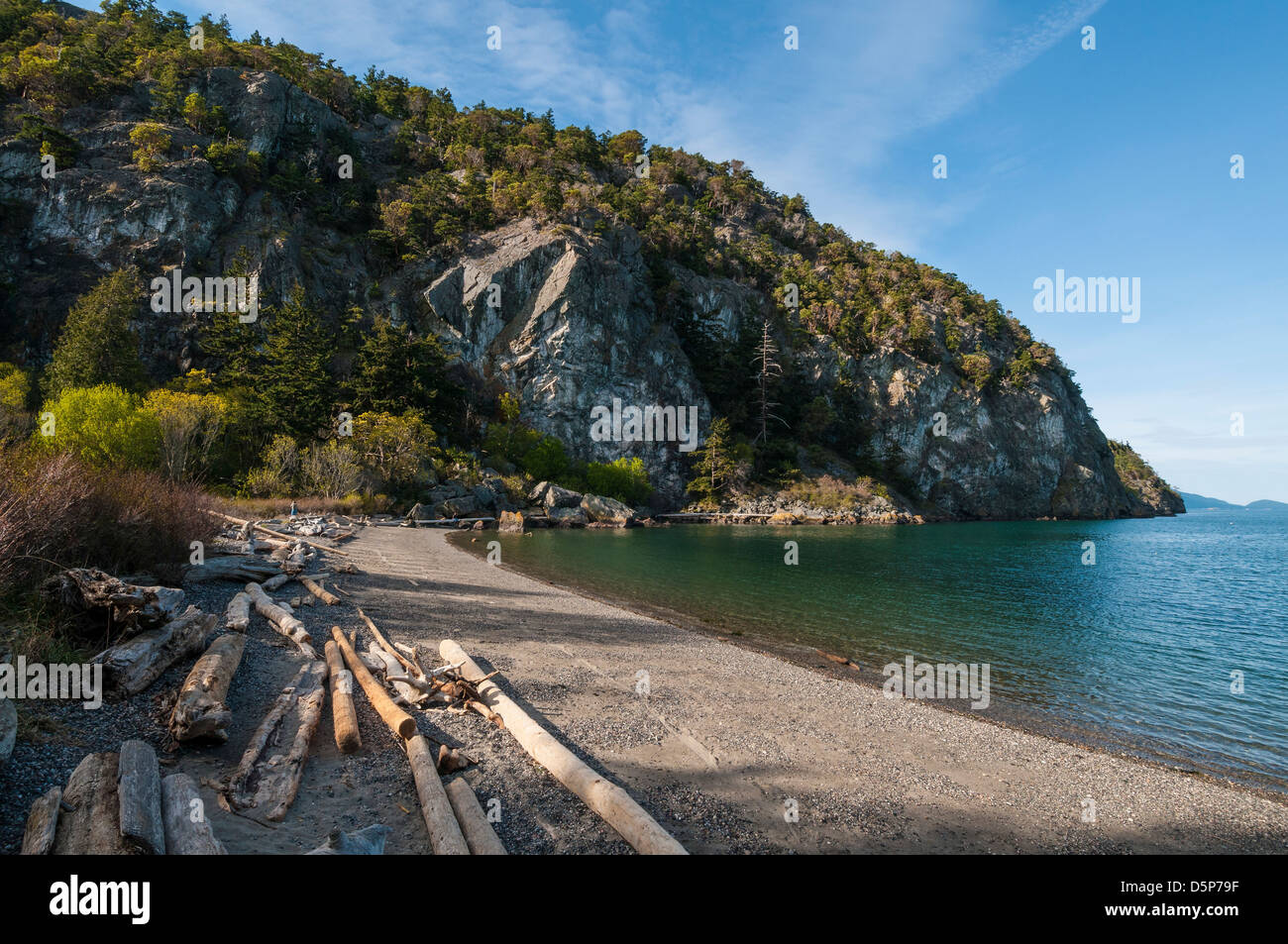 Watmough Bay en la isla de López, parte del Monumento Nacional de las