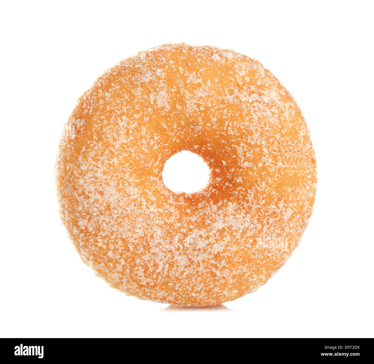 Donut aislado sobre fondo blanco. Foto de stock