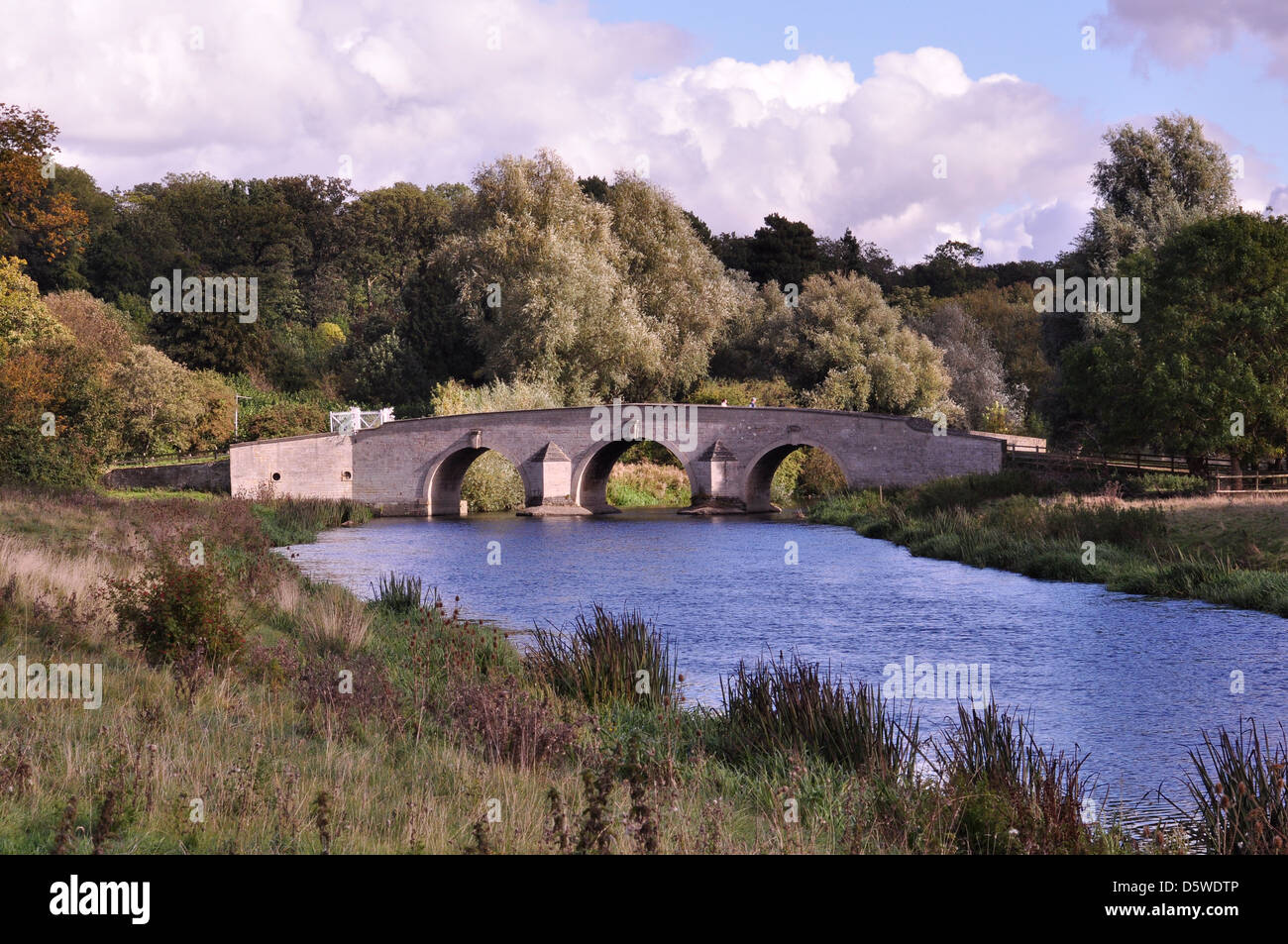 Milton Ferry Bridge Peterborough Foto de stock