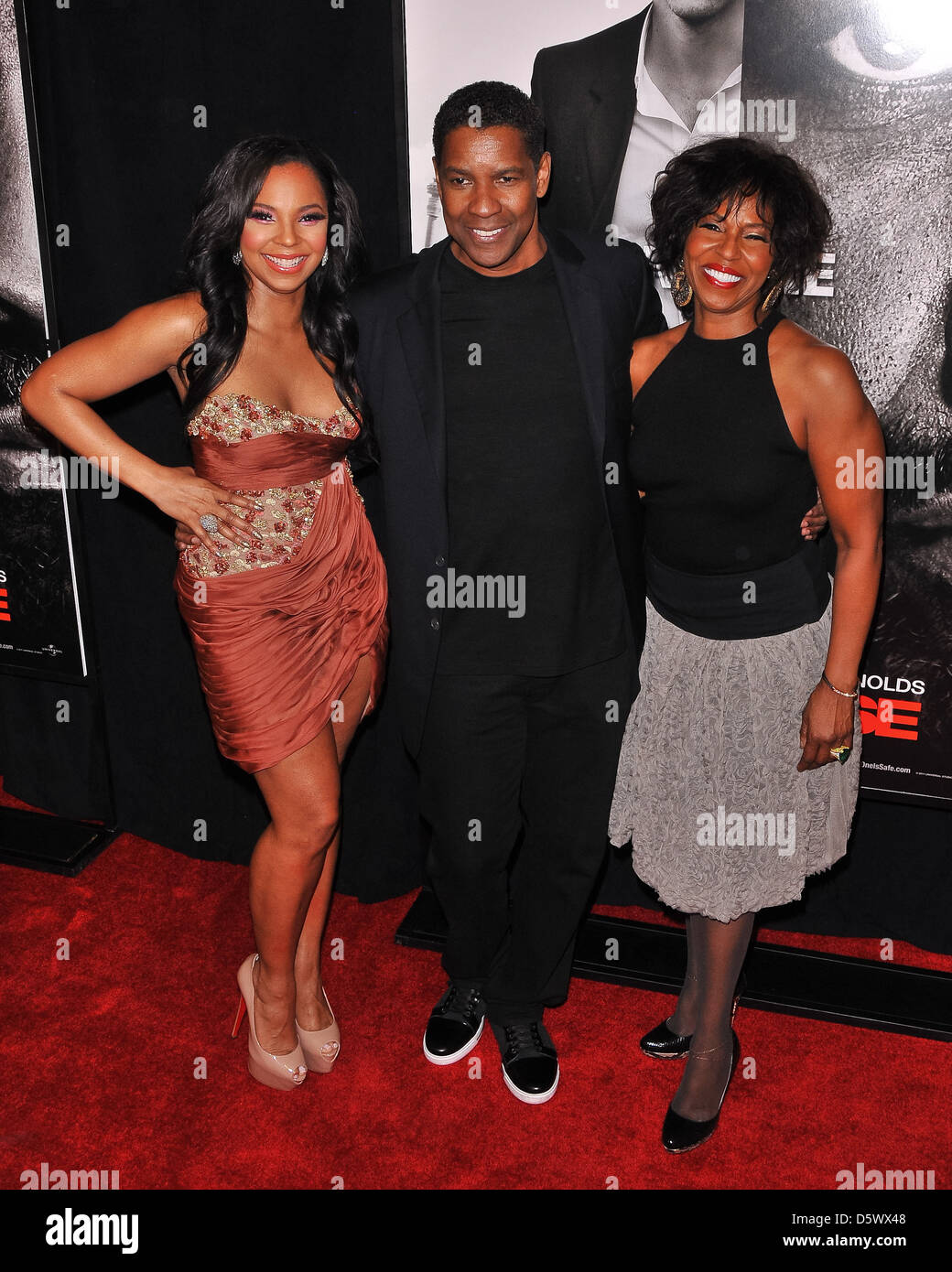 Denzel Washington And Pauletta Pearson Fotos e Imágenes de stock Alamy