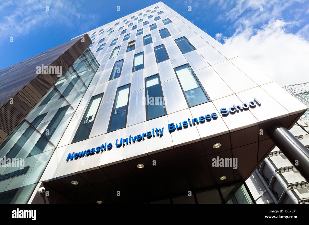 Newcastle University Business School Foto de stock