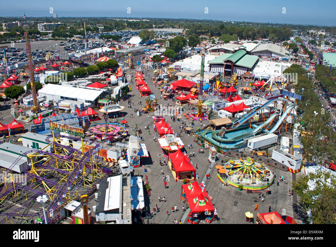 Feria del Condado de Orange, en Costa Mesa, en el condado de Orange, California Foto de stock