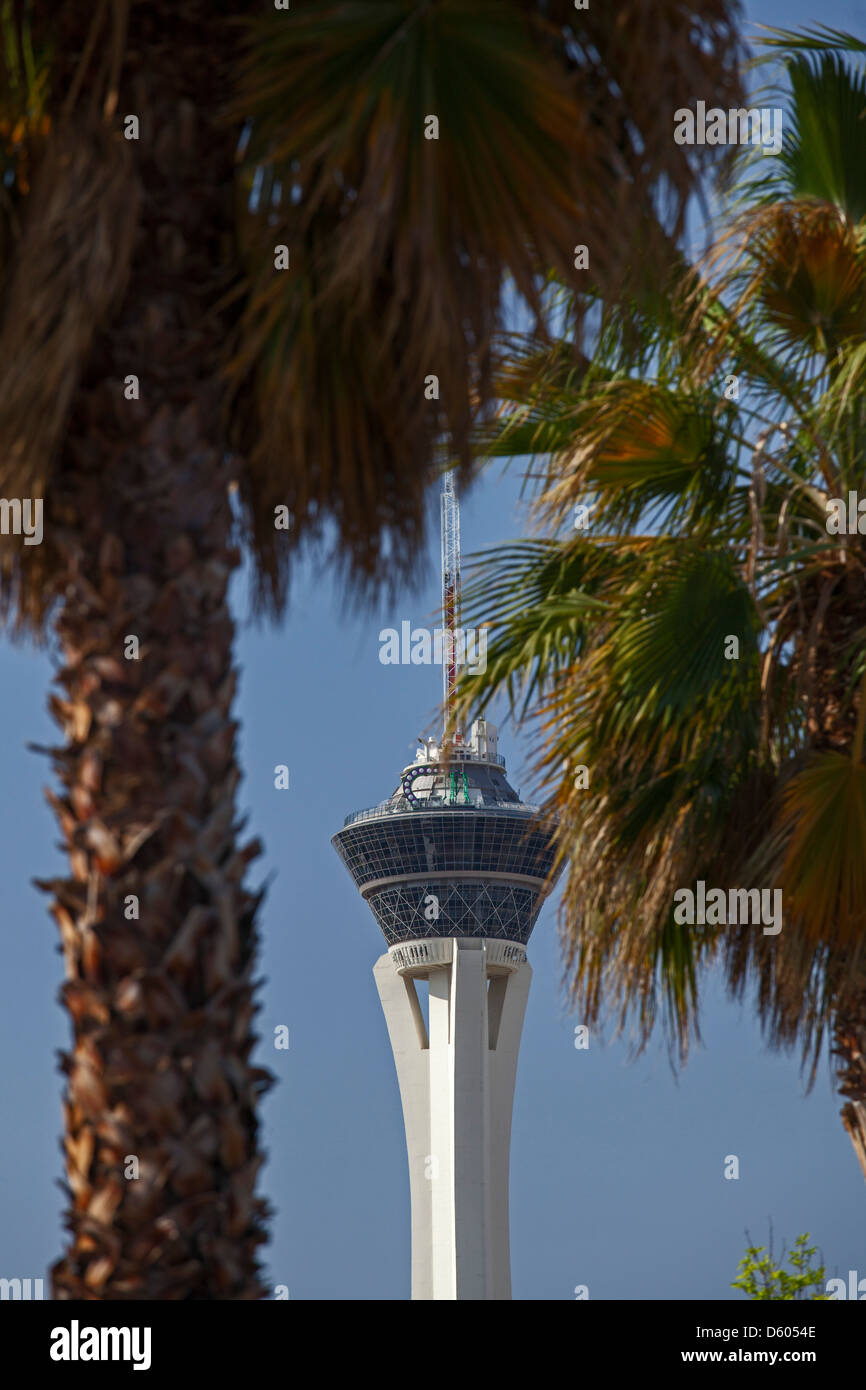 Las Vegas, Nevada - El hotel y casino Stratosphere Tower. Foto de stock