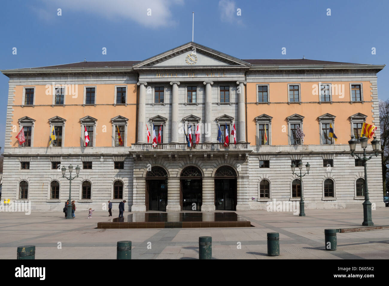 Francia Haute-Savoie Annecy, Ayuntamiento. Foto de stock