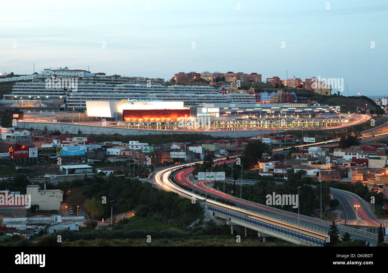 Puerta de Europa centro comercial en Algeciras, provincia de Cádiz Puerta de Europa centro comercial en Algeciras, provincia de Cádiz