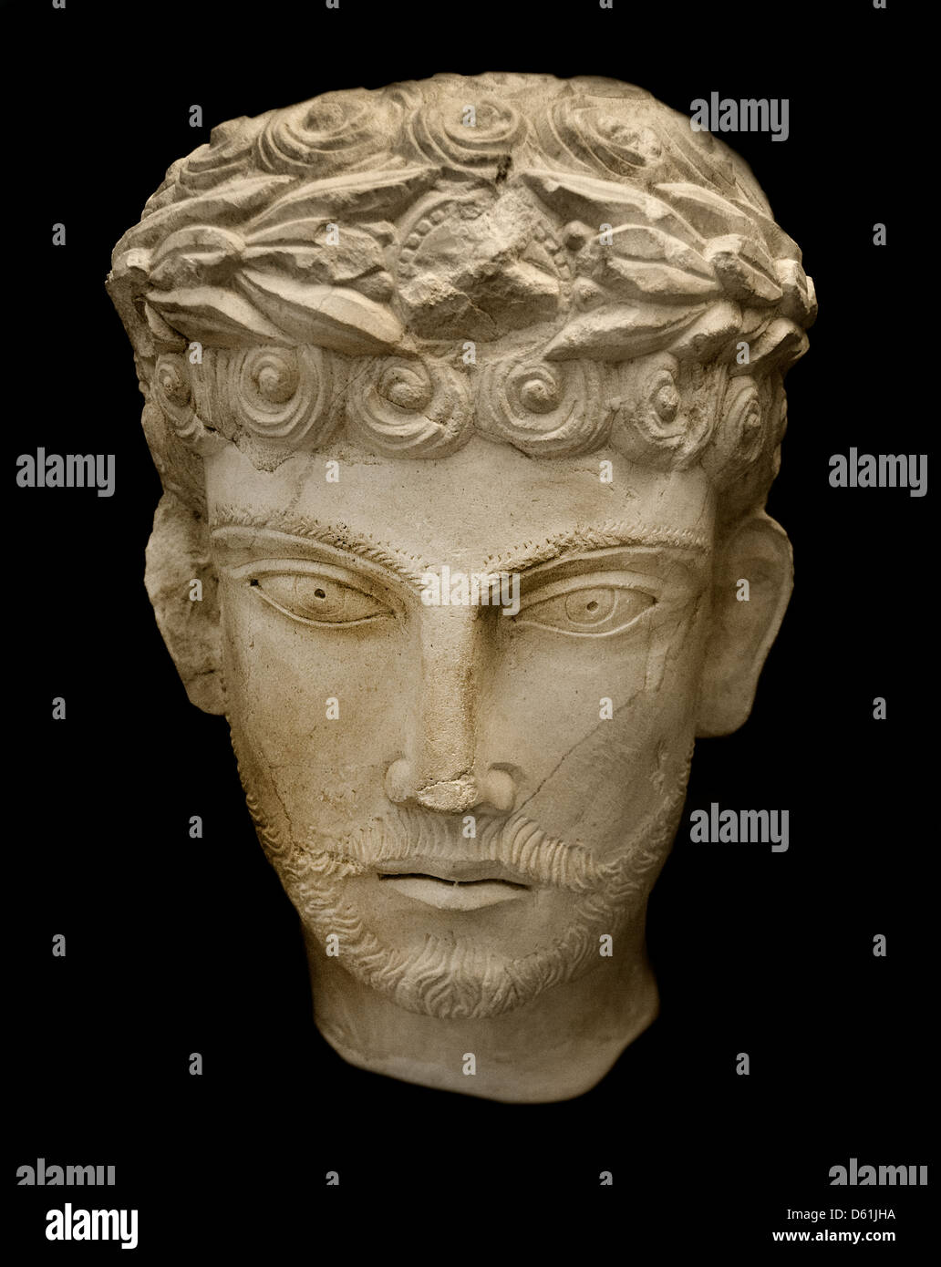 2 céntimos Palmira Siria Siria Arqueología Museo Foto de stock