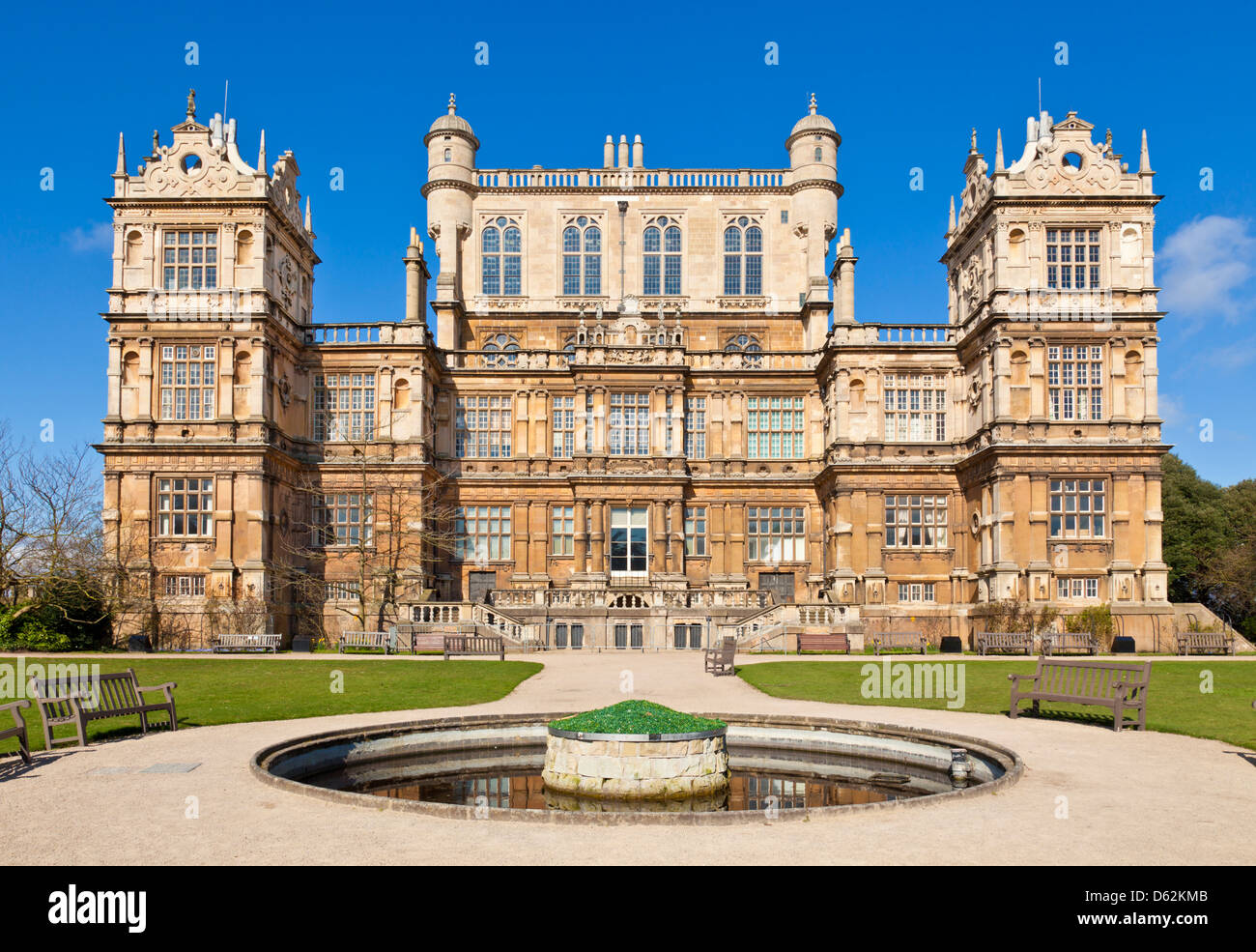 Wollaton Hall Contiene El Museo De Historia Natural De Nottingham, Wollaton Park Nottingham Nottinghamshire Inglaterra Reino Unido Gb Europa Foto de stock