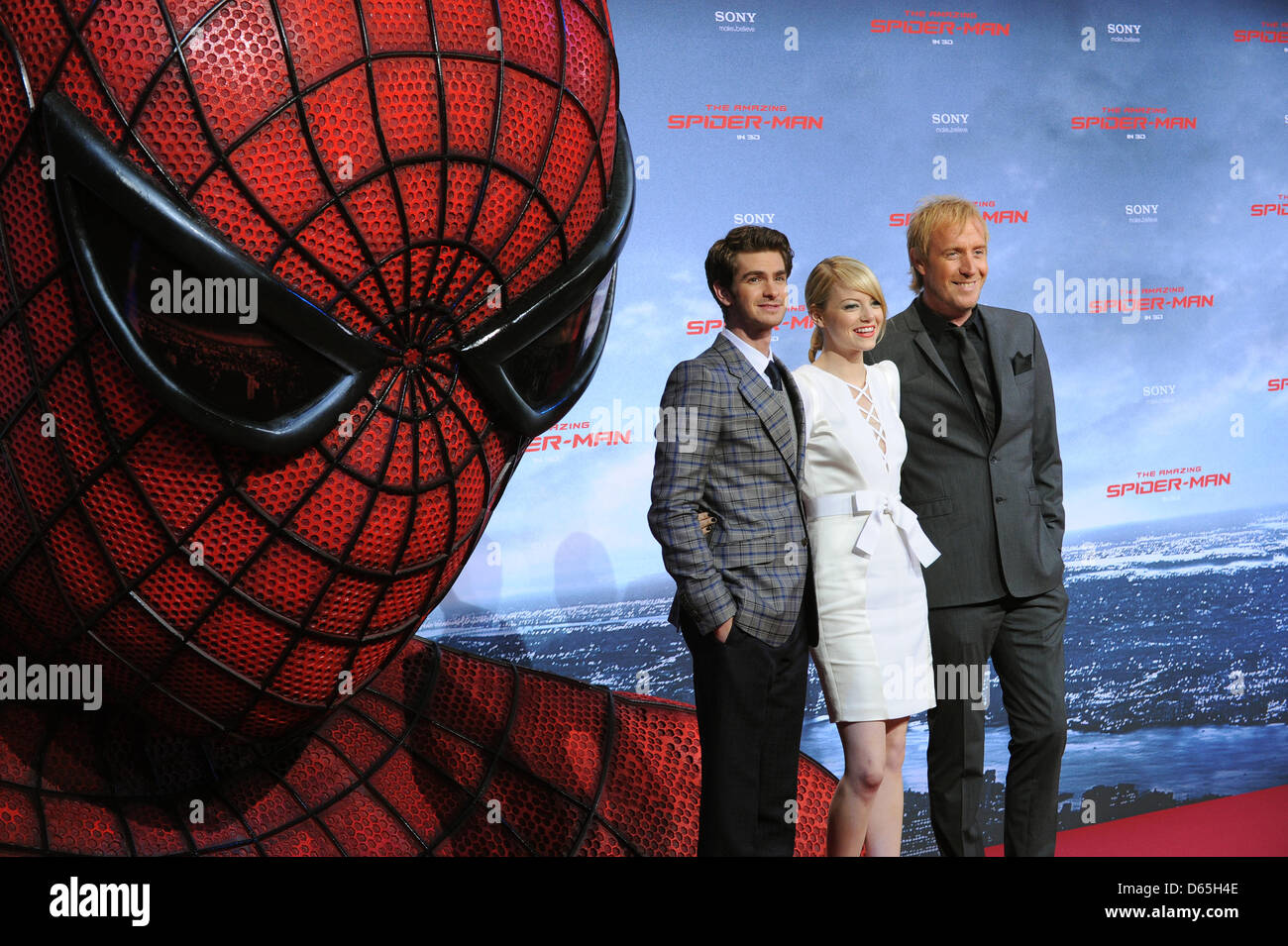 The Amazing Spider-Man Photocall (Elenco de El Asombroso Hombre-Araña) 