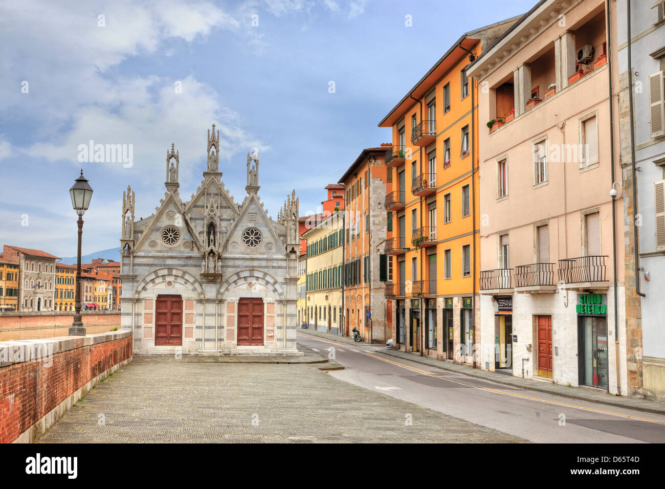 Pisa, Santa Maria della Spina, Toscana, Italia Foto de stock