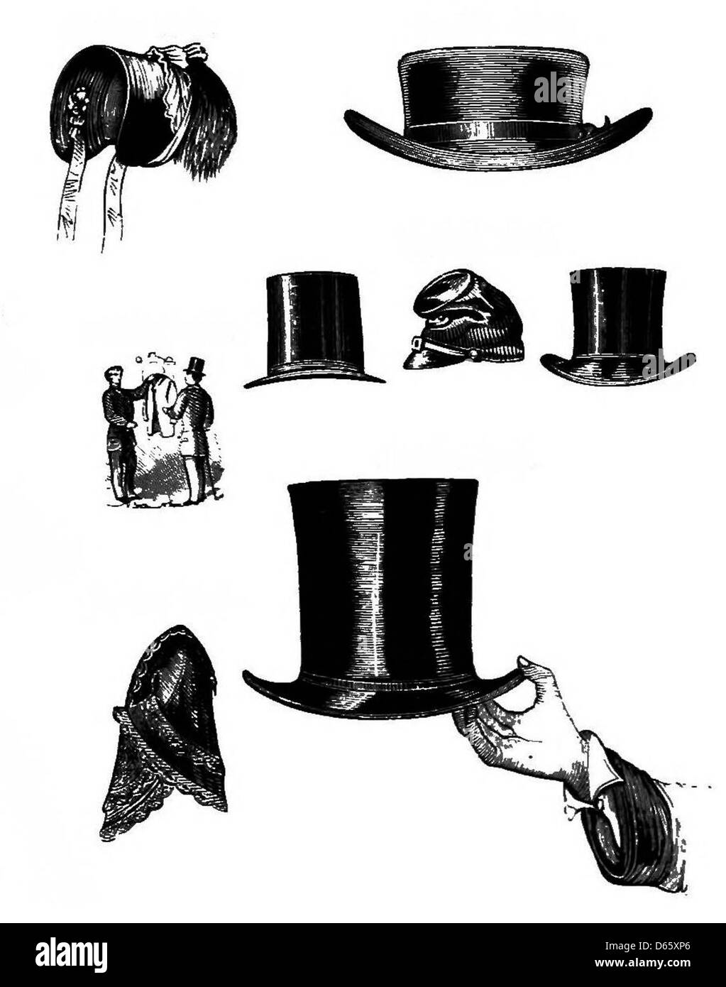 Sombreros del siglo xix Imágenes recortadas de stock - Alamy