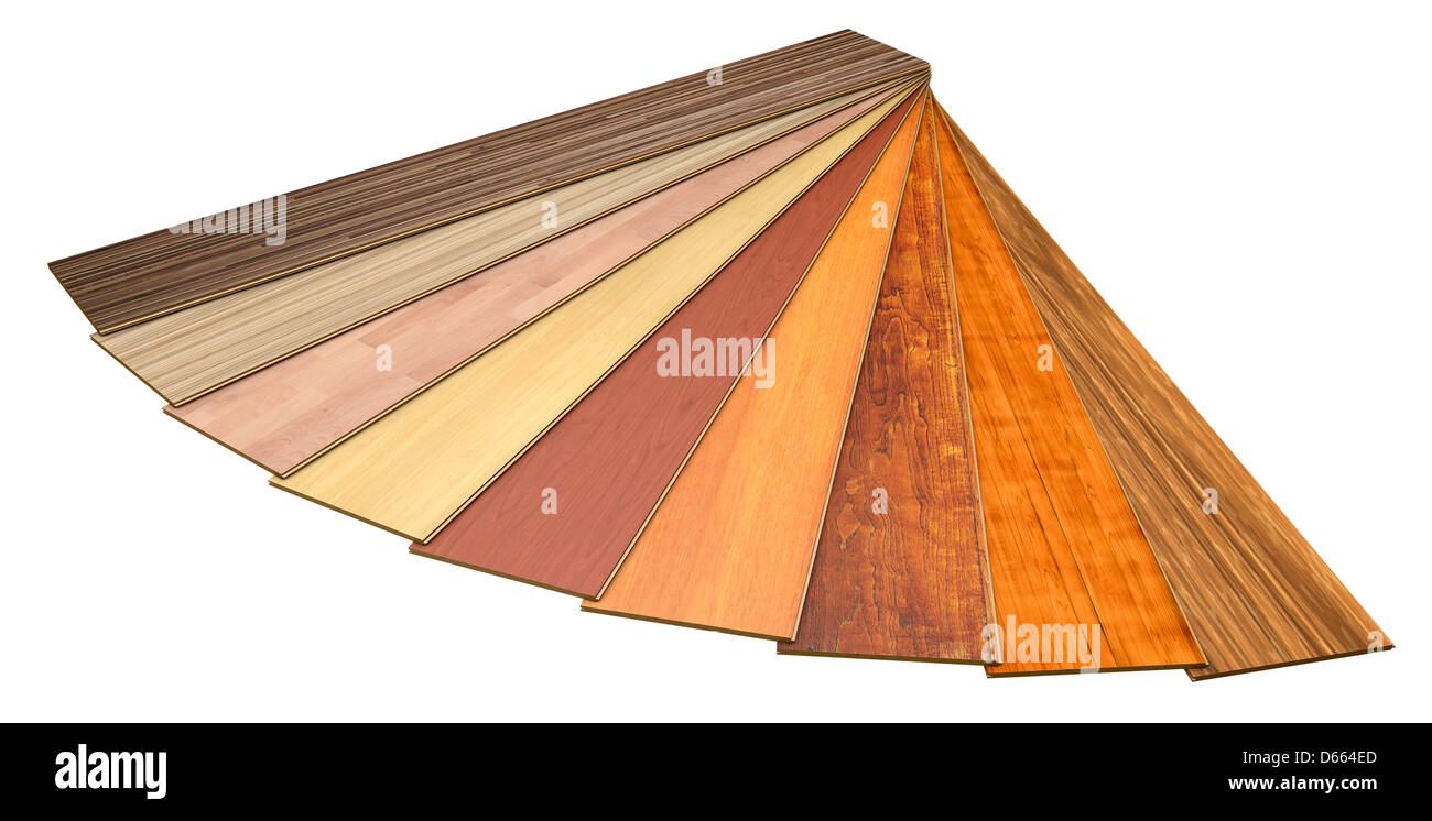 Tablones de madera de construcción laminada aislado sobre fondo blanco