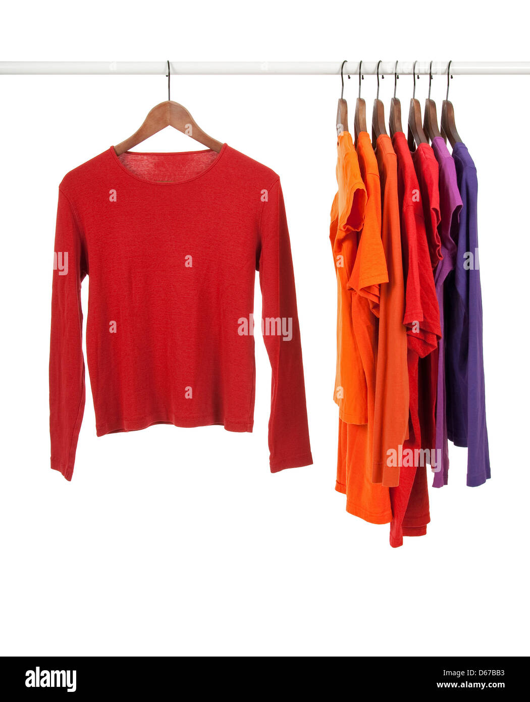 blusa manga larga roja