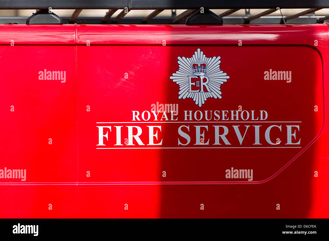 Casa Real del servicio contra incendios Foto de stock