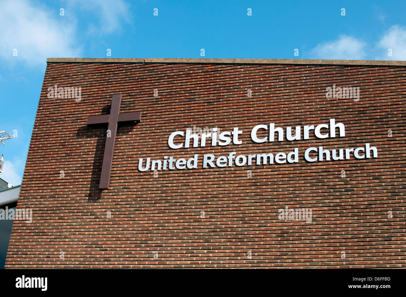 Iglesia Unida de Cristo Iglesia Reformada, Solihull, Reino Unido Foto de stock