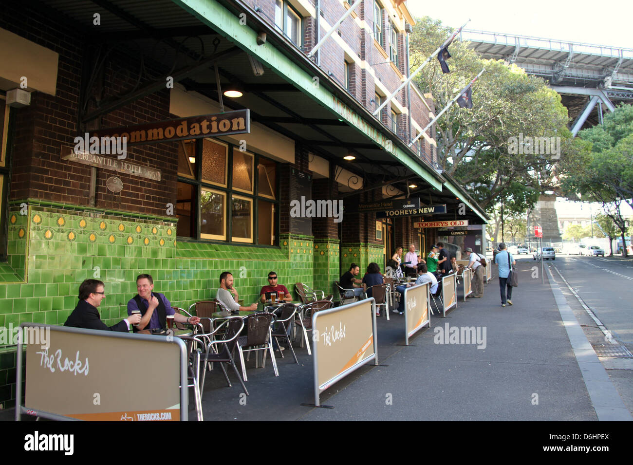 Mercantile Hotel en Sydney Foto de stock